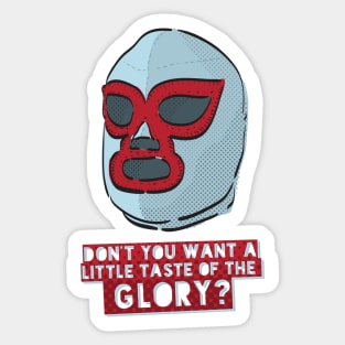 The wrestler mask Sticker